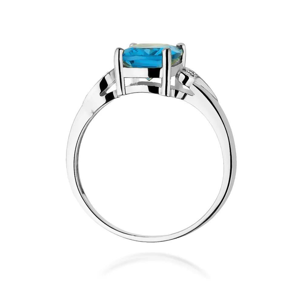 zlatý prsten se 2,40ct topazem a 0,01ct diamanty w0400-tob-01