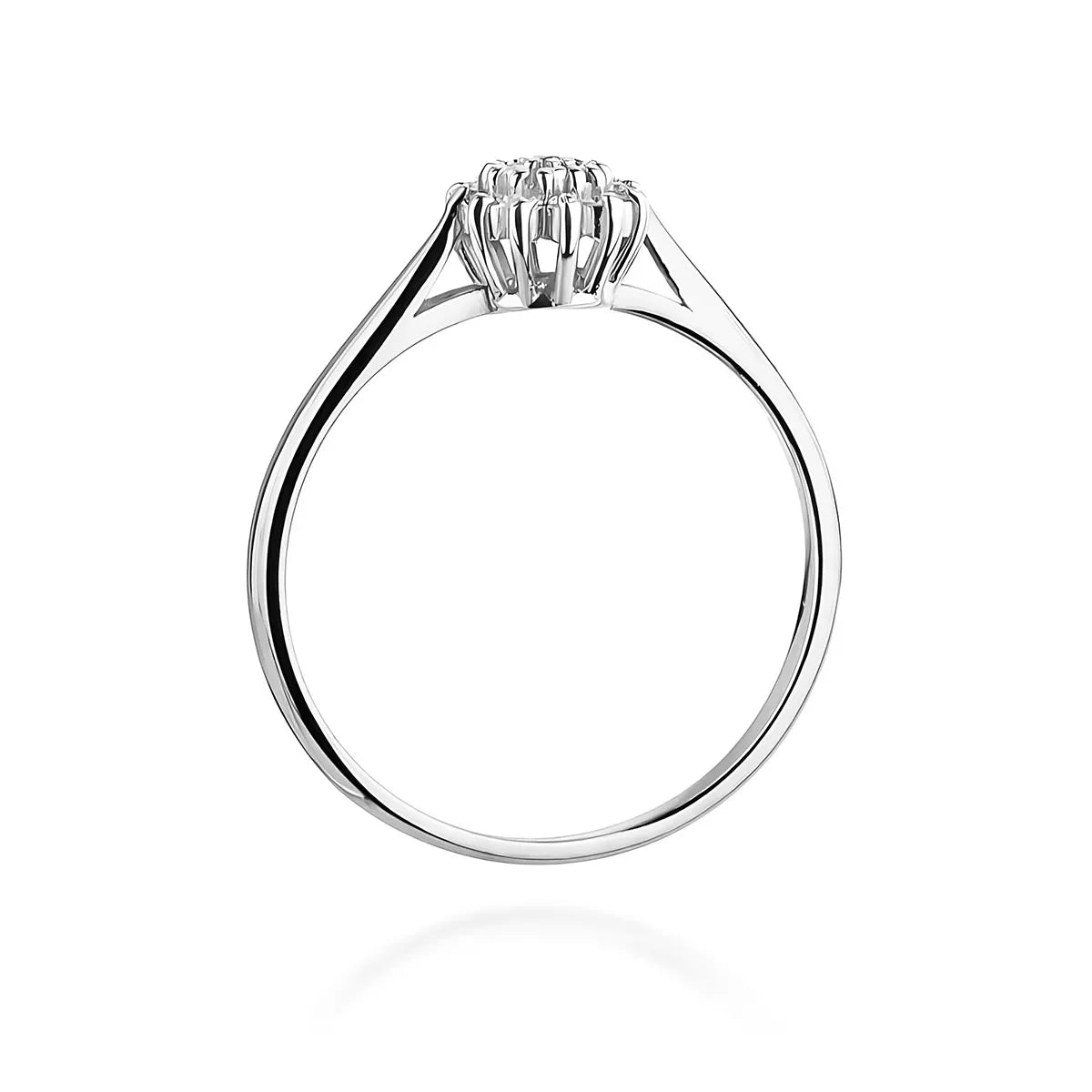 zlatý prsten s 0,095 ct laboratorně pěstovanými diamanty w0401-ldw-01