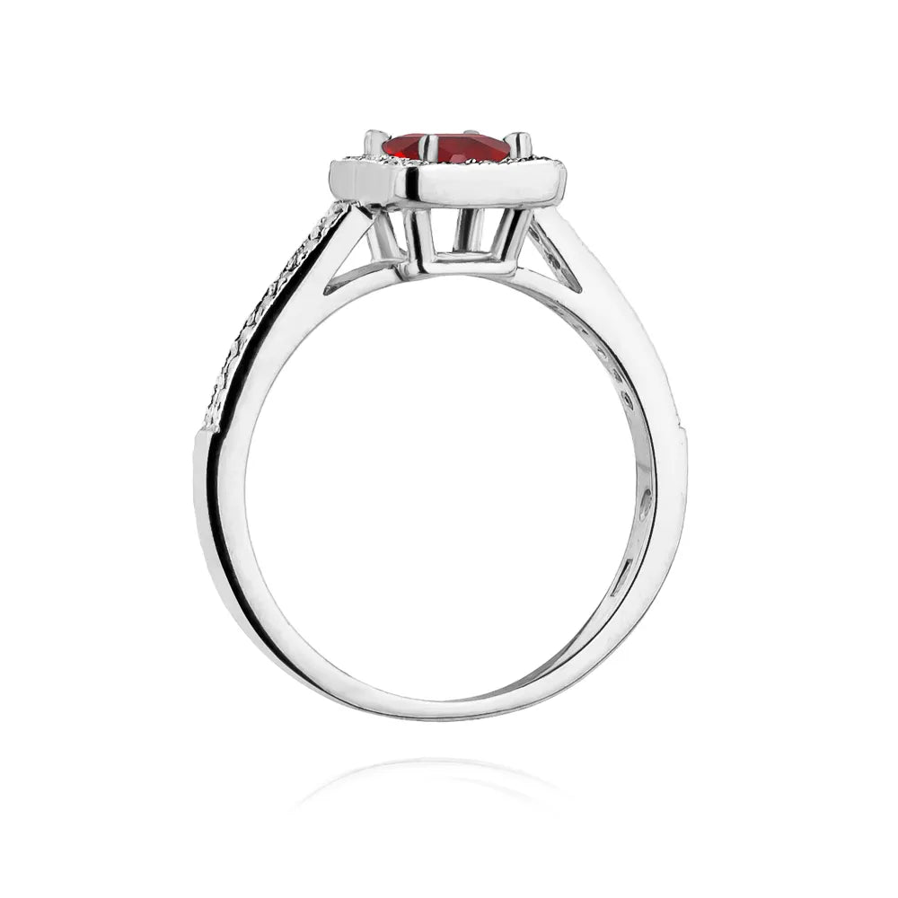 zlatý prsten s 0,80ct rubínem a 0,19ct diamanty w0403-rur-01