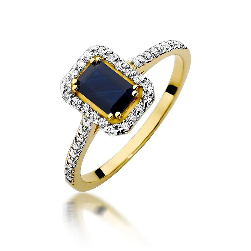 zlatý prsten s 0,60ct safírem a 0,19ct diamanty w0403-sab-01