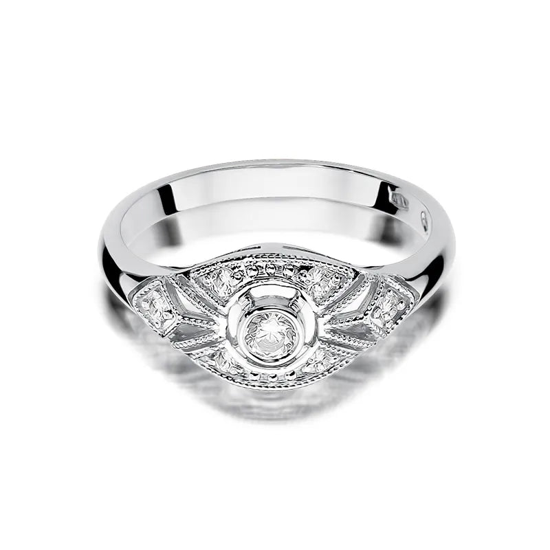 zlatý prsten s diamanty 0,10 ct a 0,087 ct w0413-diw-01