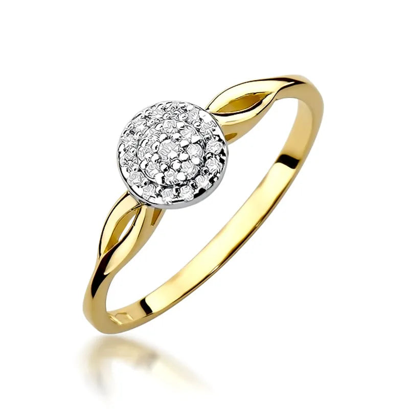 zlatý prsten s diamanty 0,125 ct w0421-diw-01