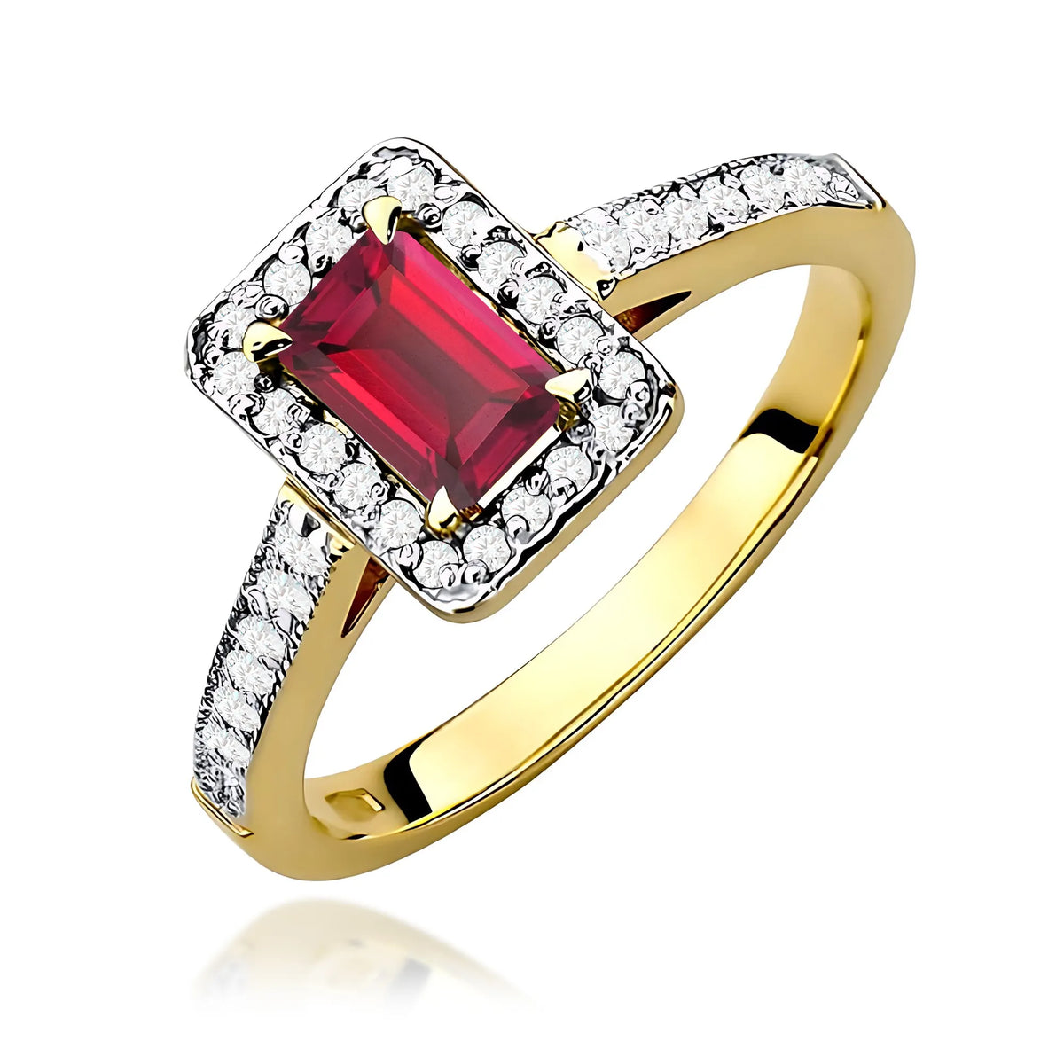zlatý prsten s 0,80ct rubínem a 0,22ct diamanty w0422-rur-01
