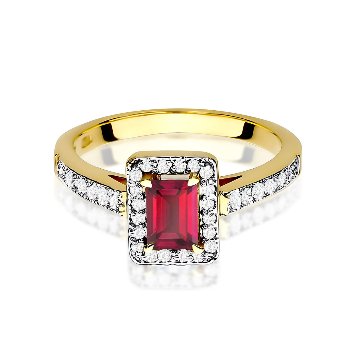 zlatý prsten s 0,80ct rubínem a 0,22ct diamanty w0422-rur-01