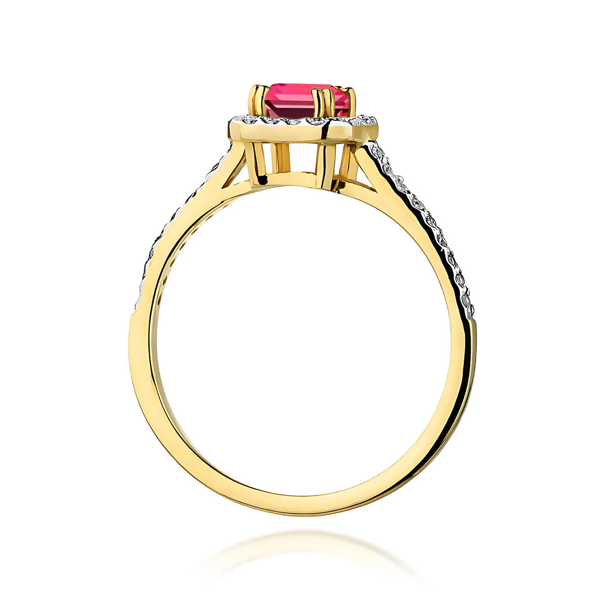 zlatý prsten s 0,80ct rubínem a 0,22ct diamanty w0422-rur-01