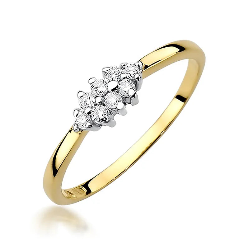 zlatý prsten s diamanty 0,116 ct w0427-diw-01