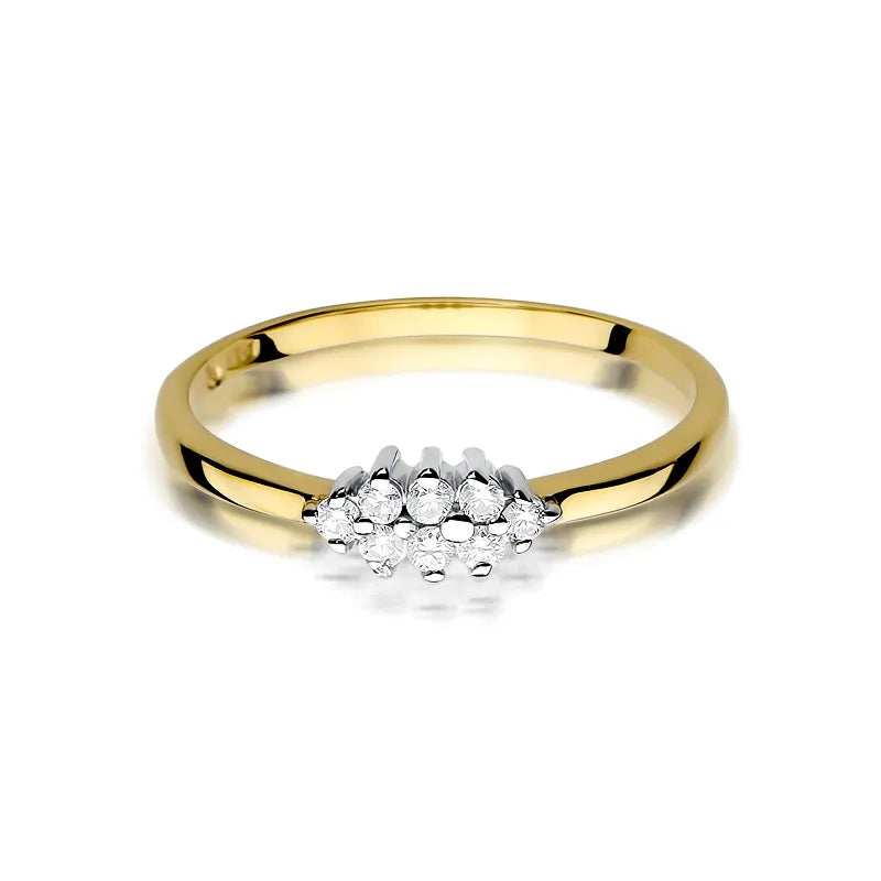 zlatý prsten s diamanty 0,116 ct w0427-diw-01