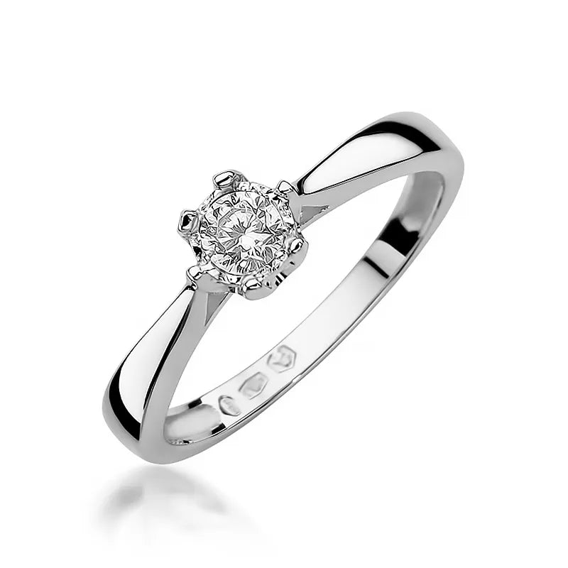 zlatý prsten s diamantem 0,20 ct w0429-diw-01