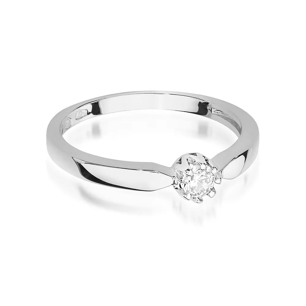 zlatý prsten s diamantem 0,15 ct w0450-diw-02