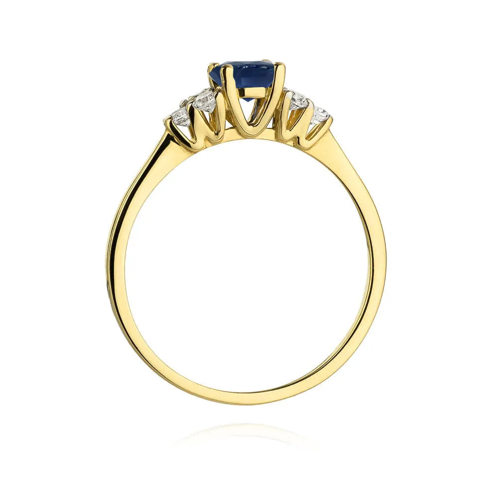 zlatý prsten s 0,50ct safírem a 0,18ct diamanty w0451-sab-01