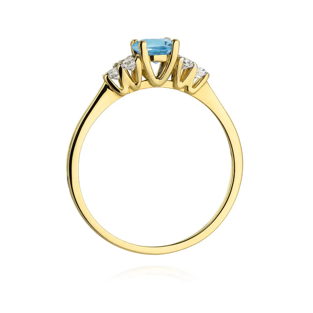 zlatý prsten s topazem 0,50 ct a diamanty 0,18 ct w0451-tob-01