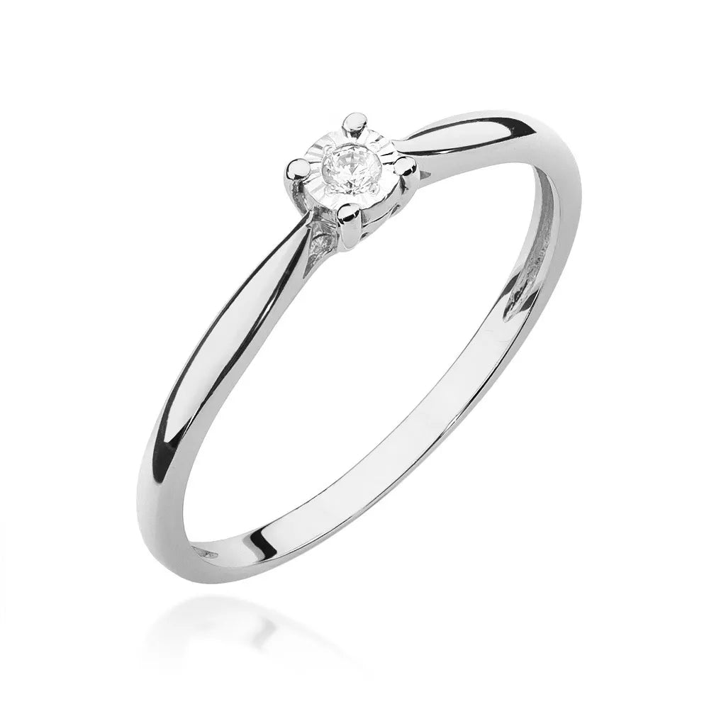 zlatý prsten s diamantem 0,03 ct w0461-diw-02