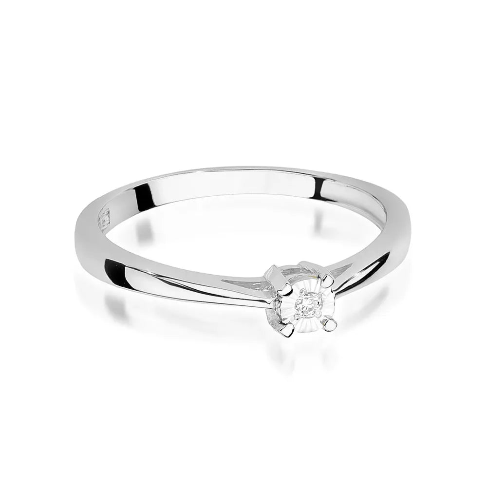 zlatý prsten s diamantem 0,02 ct w0463-diw-01