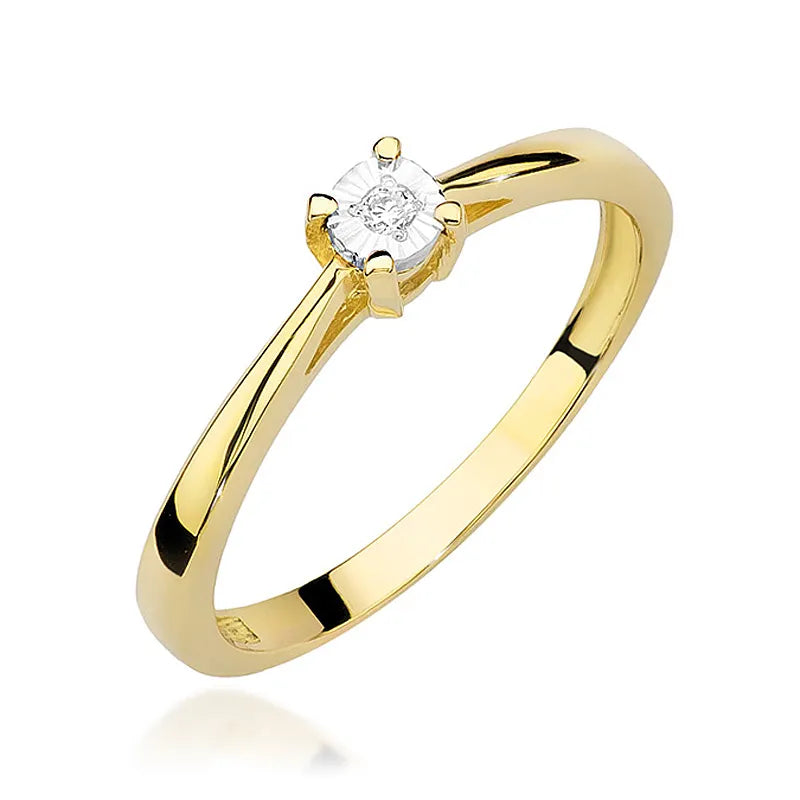 zlatý prsten s diamantem 0,02 ct w0463-diw-01