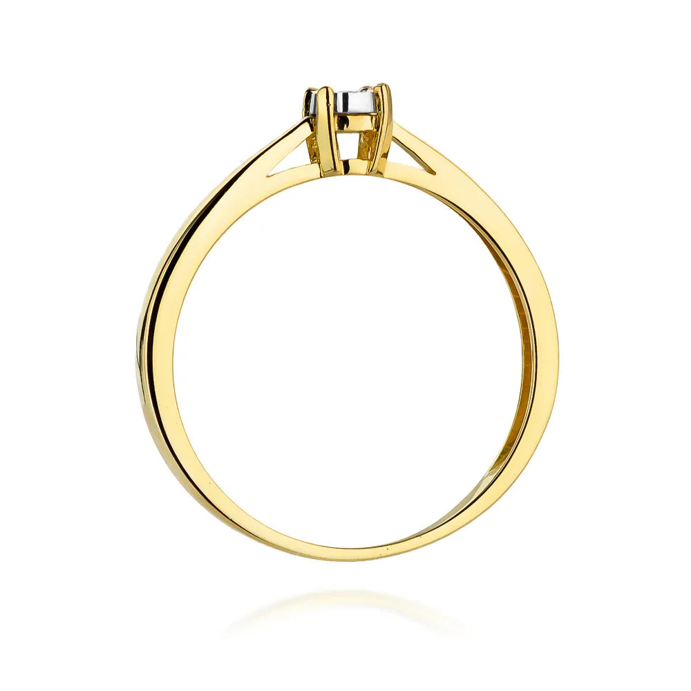 zlatý prsten s diamantem 0,02 ct w0463-diw-01
