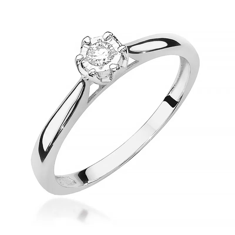 zlatý prsten s diamantem 0,08 ct w0468-diw-01
