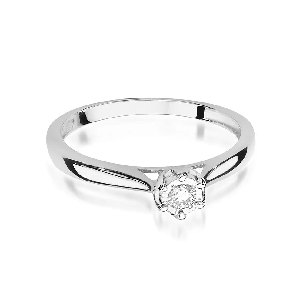 zlatý prsten s diamantem 0,08 ct w0468-diw-01