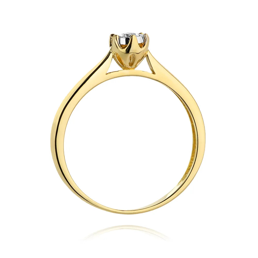 zlatý prsten s diamantem 0,08 ct w0468-diw-01