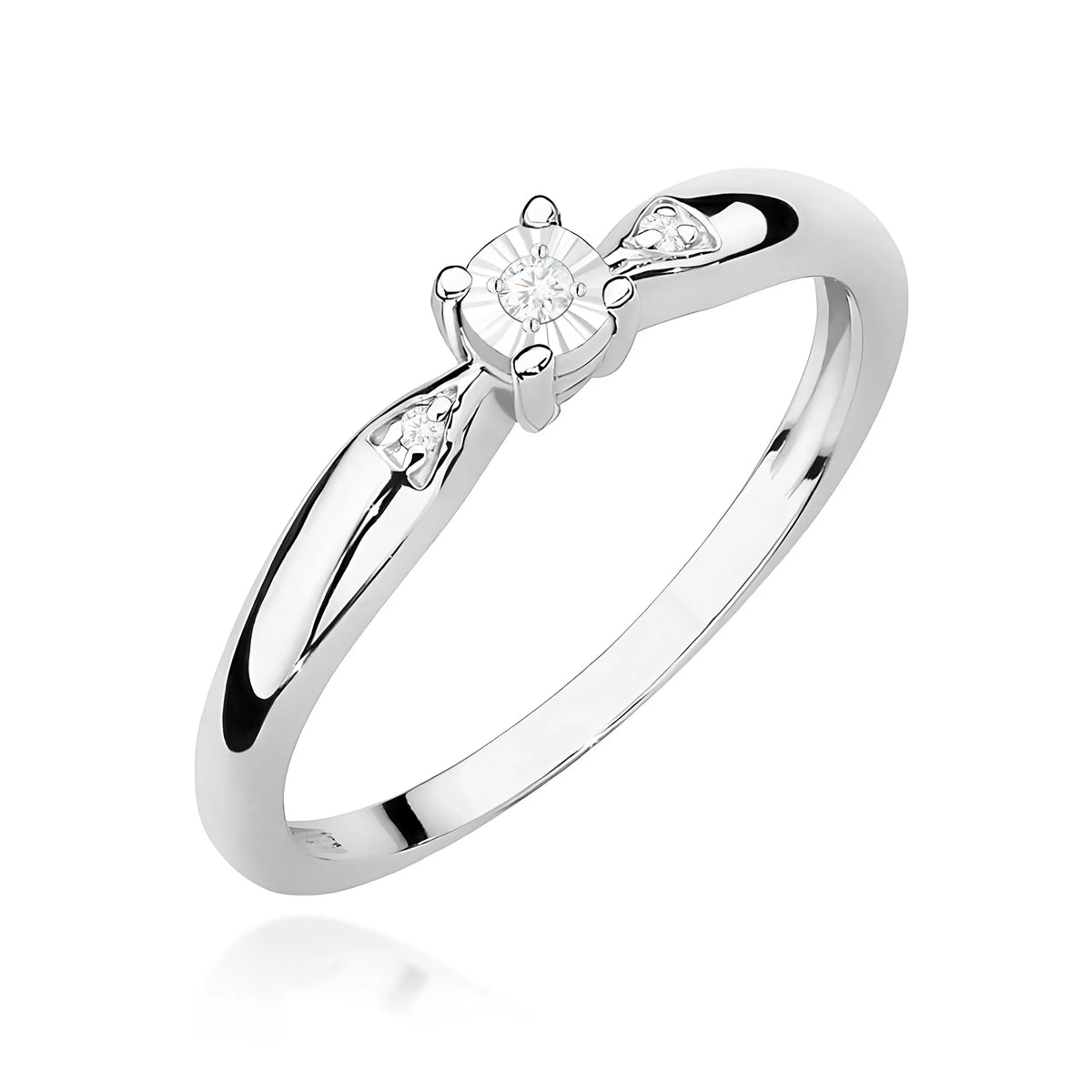 zlatý prsten s diamanty 0,02 ct a 0,01 ct w0469-diw-01