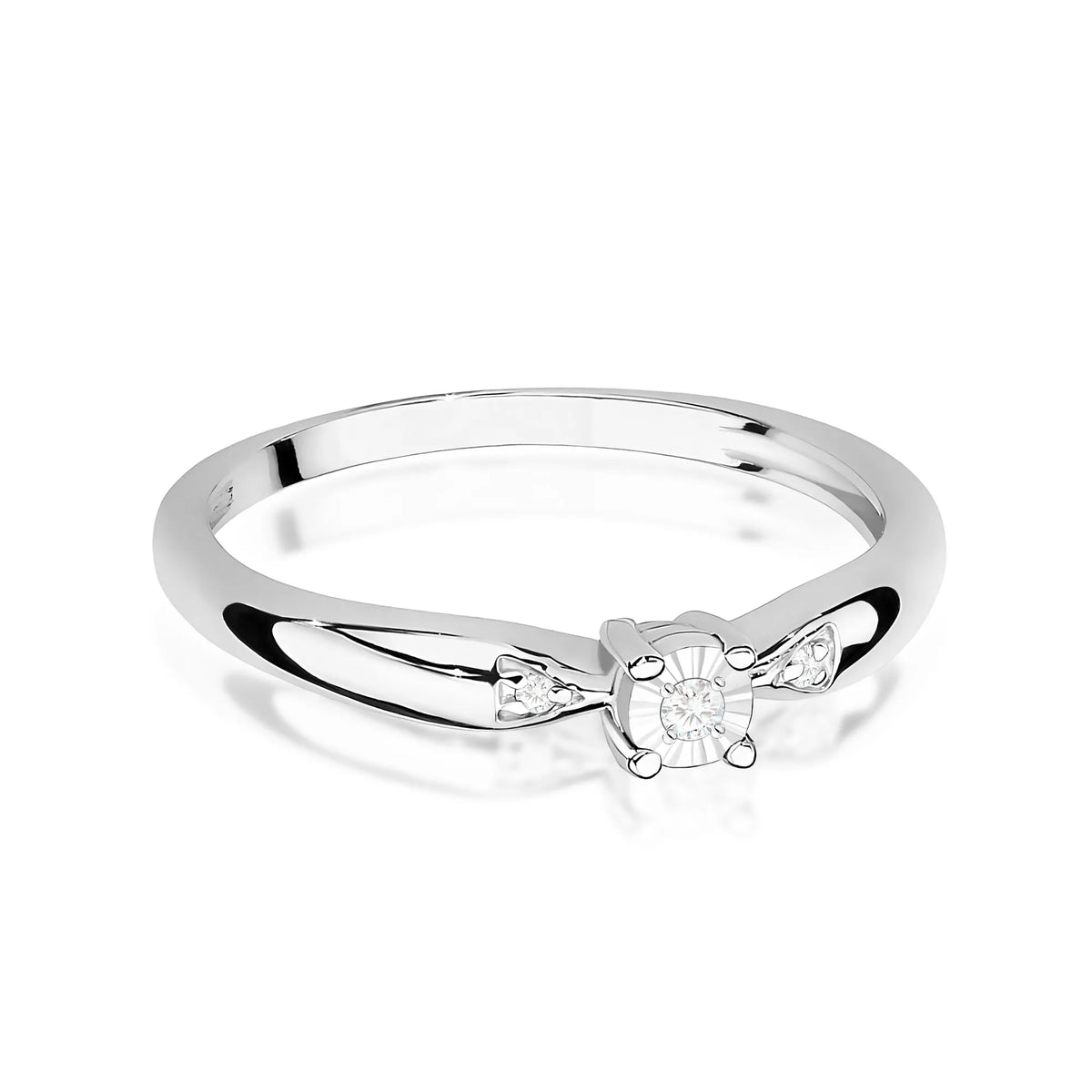 zlatý prsten s diamanty 0,02 ct a 0,01 ct w0469-diw-01