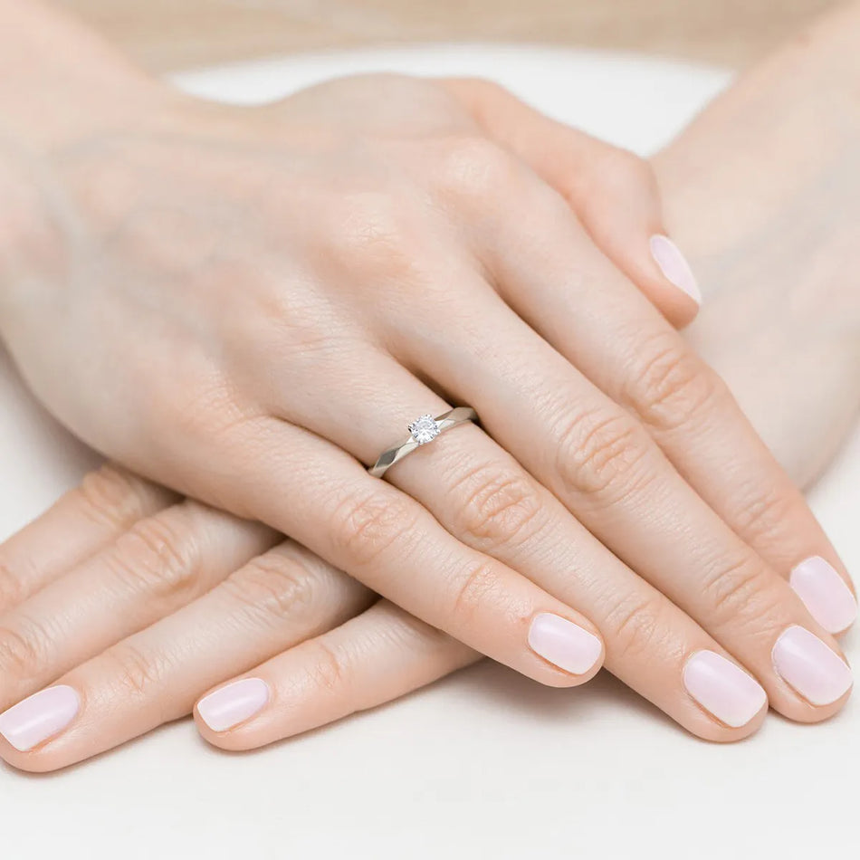 zlatý prsten s diamantem 0,15 ct w0484-diw-02