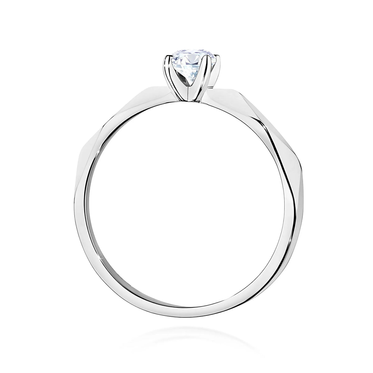 zlatý prsten s diamantem 0,20 ct w0484-diw-03