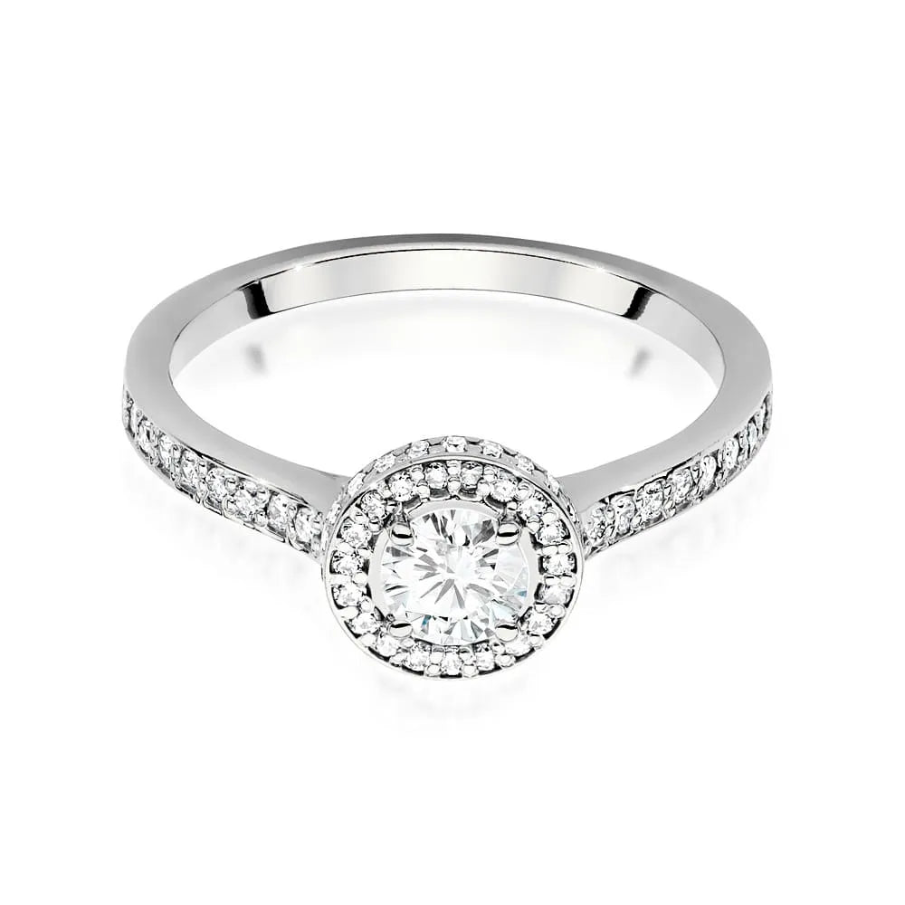 zlatý prsten s laboratorními diamanty 0,40 ct a 0,343 ct w0508-ldw-01