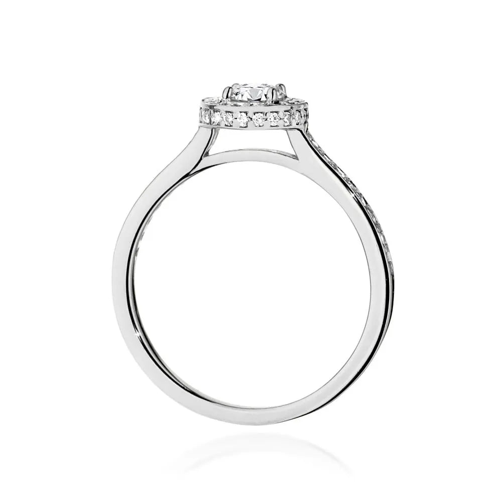 zlatý prsten s laboratorními diamanty 0,40 ct a 0,343 ct w0508-ldw-01