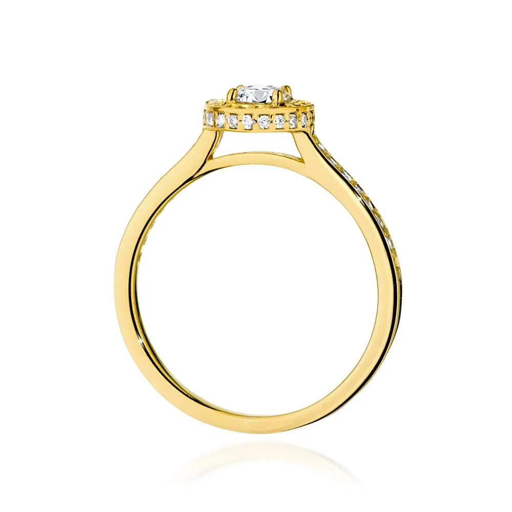 zlatý prsten s laboratorními diamanty 0,40 ct a 0,343 ct w0508-ldw-01