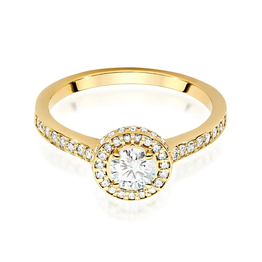 zlatý prsten s 0,50 ct a 0,368 ct laboratorně vytvořenými diamanty w0508-ldw-02