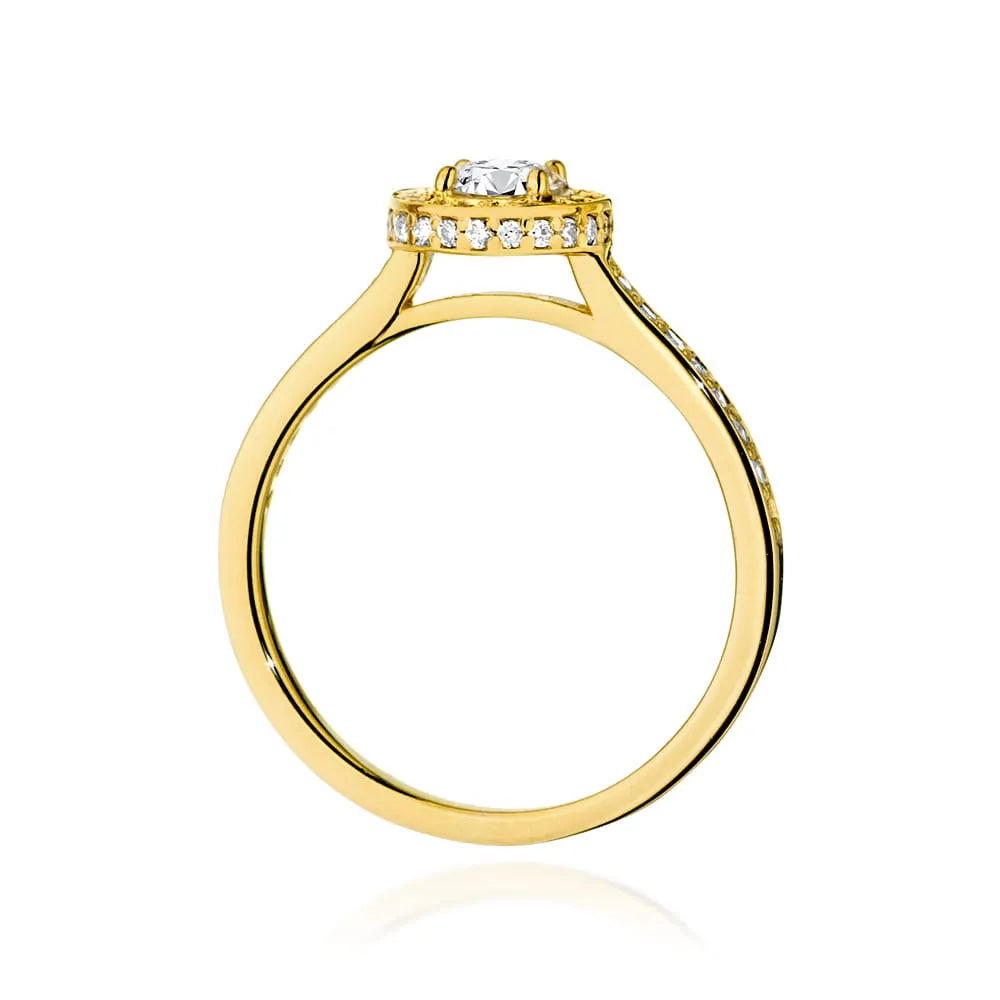 zlatý prsten s 0,50 ct a 0,368 ct laboratorně vytvořenými diamanty w0508-ldw-02