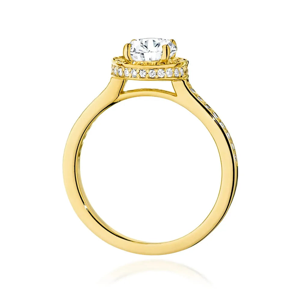 zlatý prsten s 1,00 ct a 0,383 ct laboratorně vytvořenými diamanty w0508-ldw-04