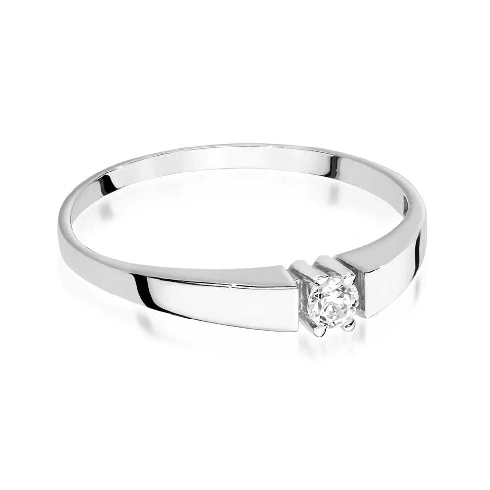 zlatý prsten s diamantem 0,08 ct w0524-diw-01