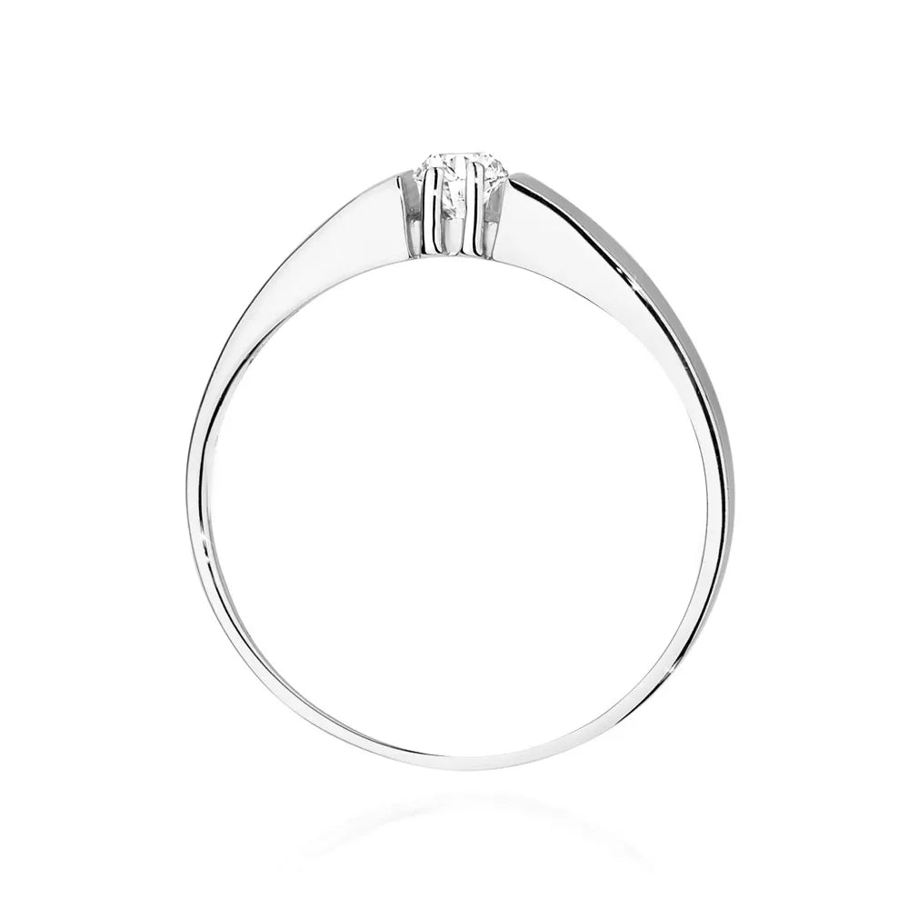 zlatý prsten s diamantem 0,08 ct w0524-diw-01