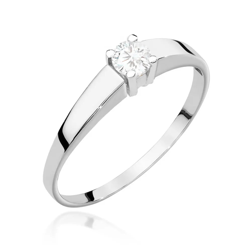 zlatý prsten s diamantem 0,25 ct w0524-diw-05