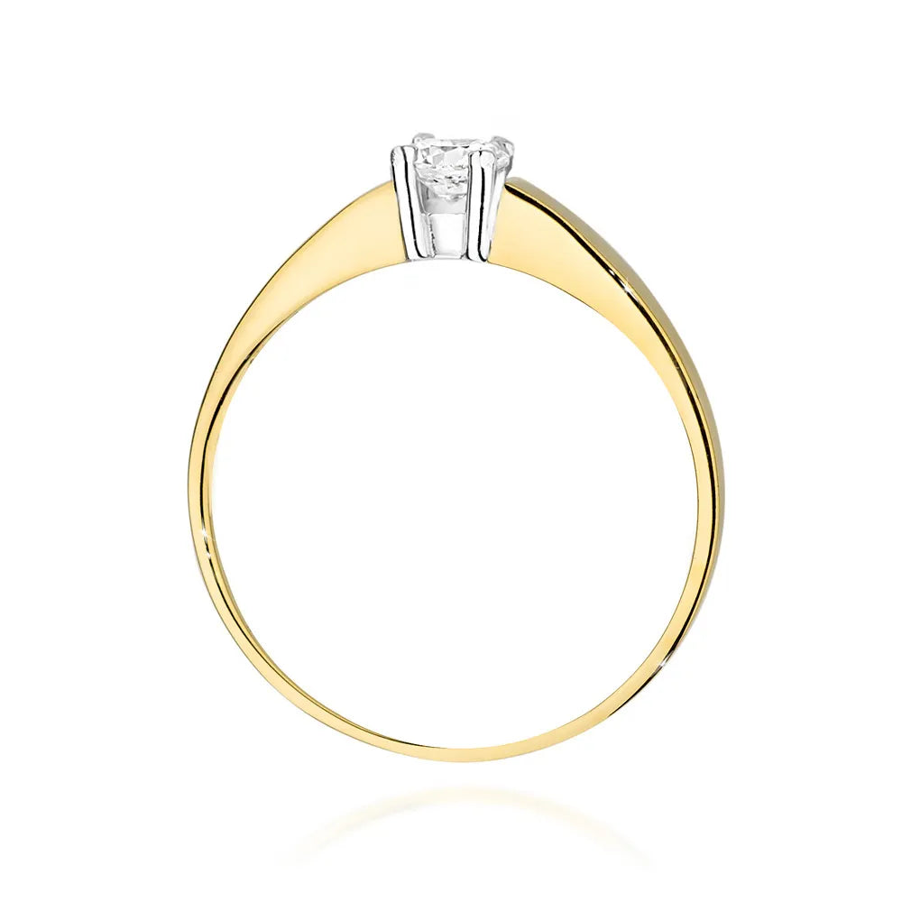 zlatý prsten s diamantem 0,25 ct w0524-diw-05