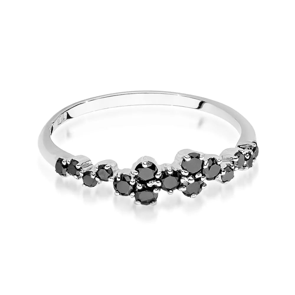 zlatý prsten s 0,326 ct černými diamanty w0528-dib-01
