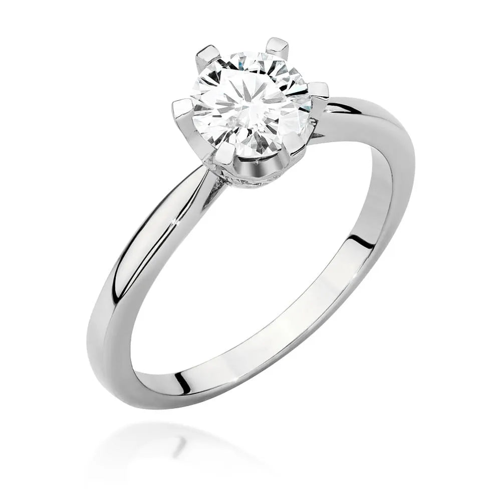 zlatý prsten s diamantem 0,70 ct a postranními diamanty 0,06 ct w0539-diw-03
