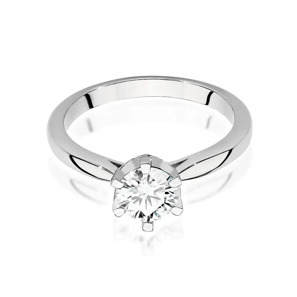 zlatý prsten s diamantem 0,70 ct a postranními diamanty 0,06 ct w0539-diw-03