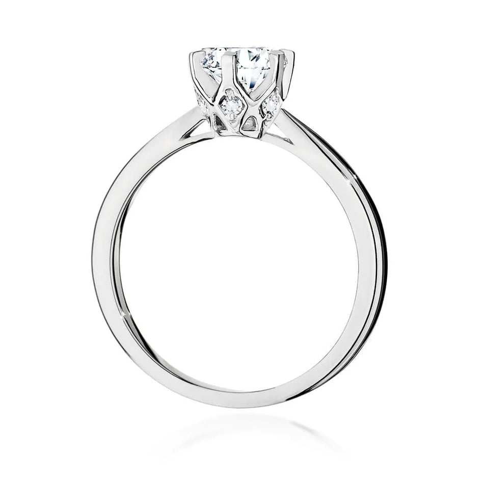 zlatý prsten s diamantem 0,70 ct a postranními diamanty 0,06 ct w0539-diw-03