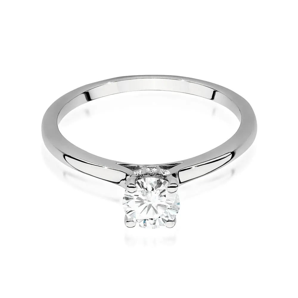 zlatý prsten s diamantem 0,50 ct a postranními diamanty 0,06 ct w0547-diw-02