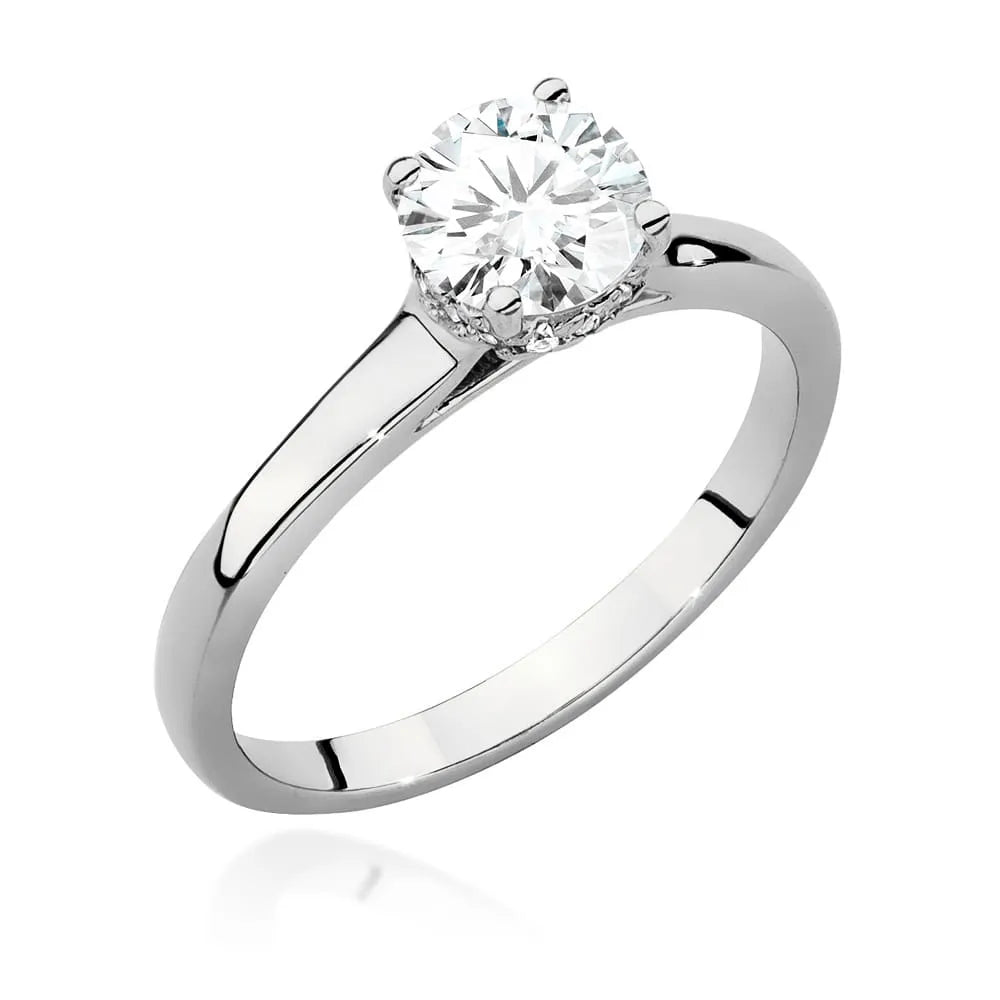zlatý prsten s diamantem 0,70 ct a postranními diamanty 0,06 ct w0547-diw-03