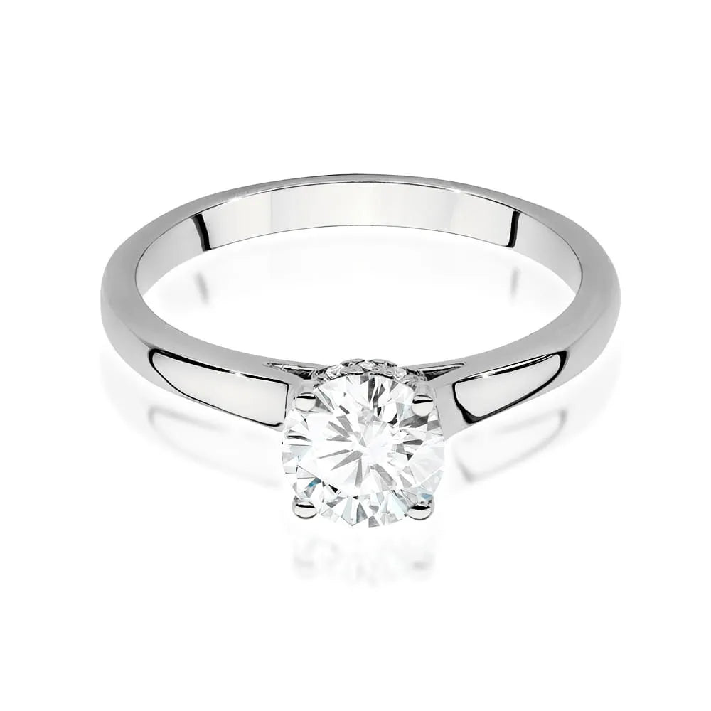 zlatý prsten s diamantem 0,70 ct a postranními diamanty 0,06 ct w0547-diw-03
