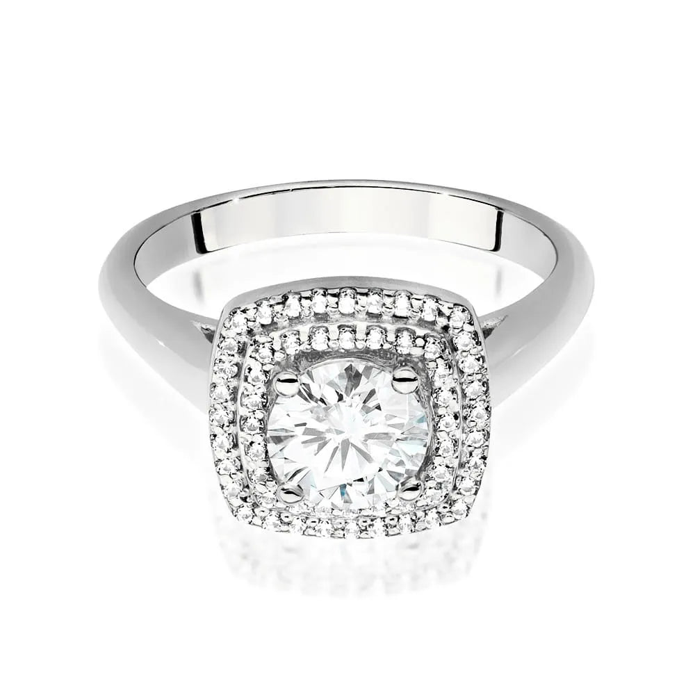 zlatý prsten s diamantem 0,70 ct a postranními diamanty 0,28 ct w0548-diw-03