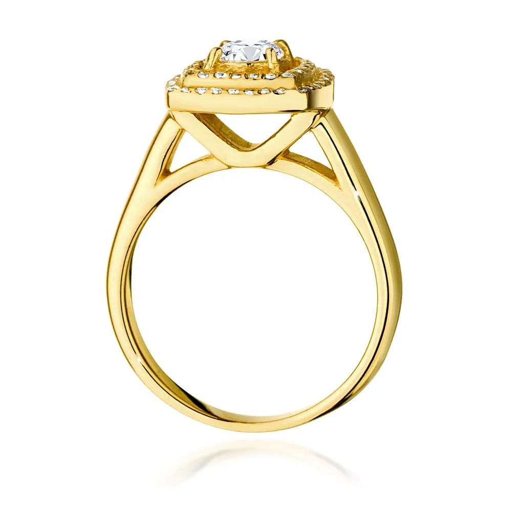 zlatý prsten s diamantem 0,40 ct a postranními diamanty 0,28 ct w0548-diw-01
