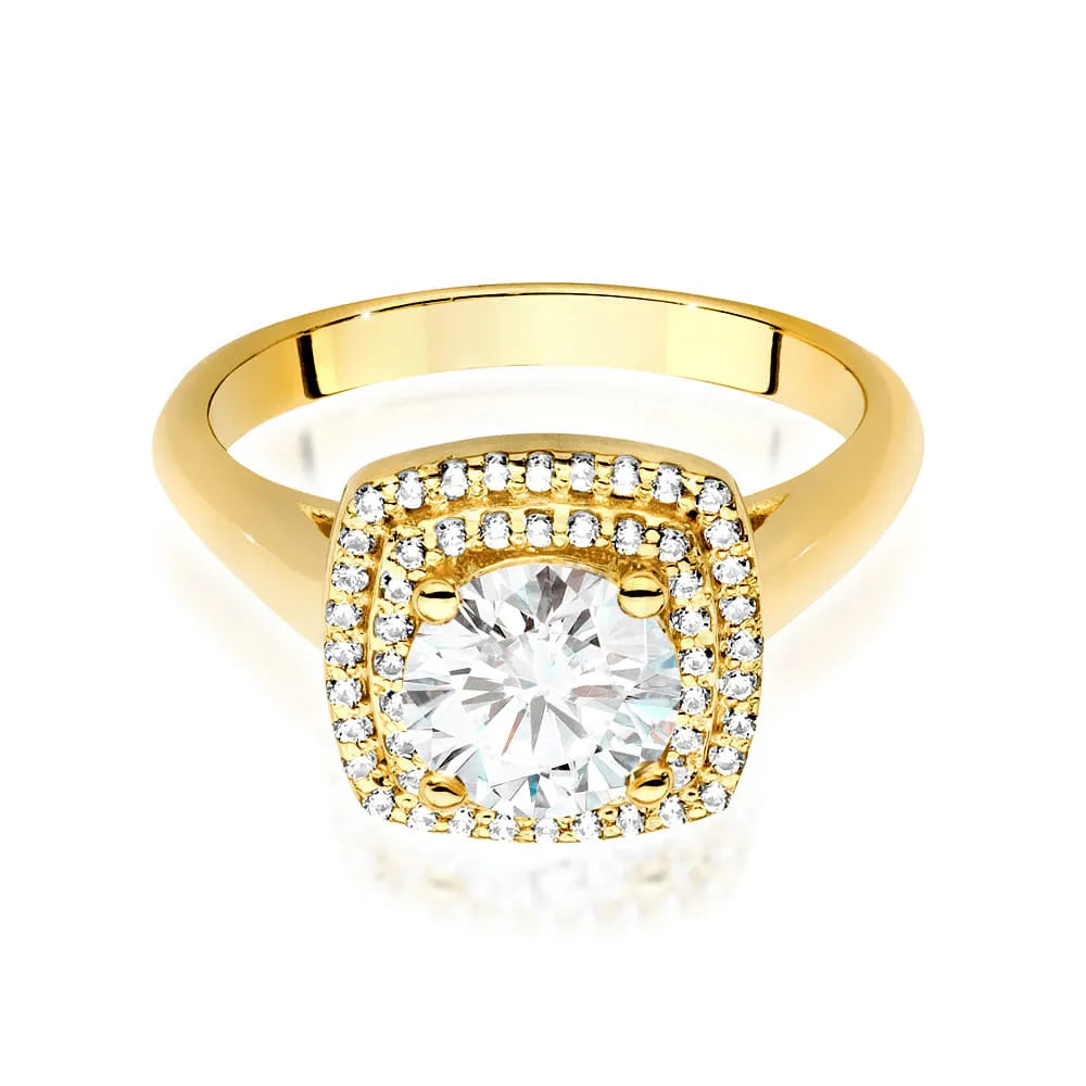 zlatý prsten s diamantem 1,00 ct a postranními diamanty 0,28 ct w0548-diw-04