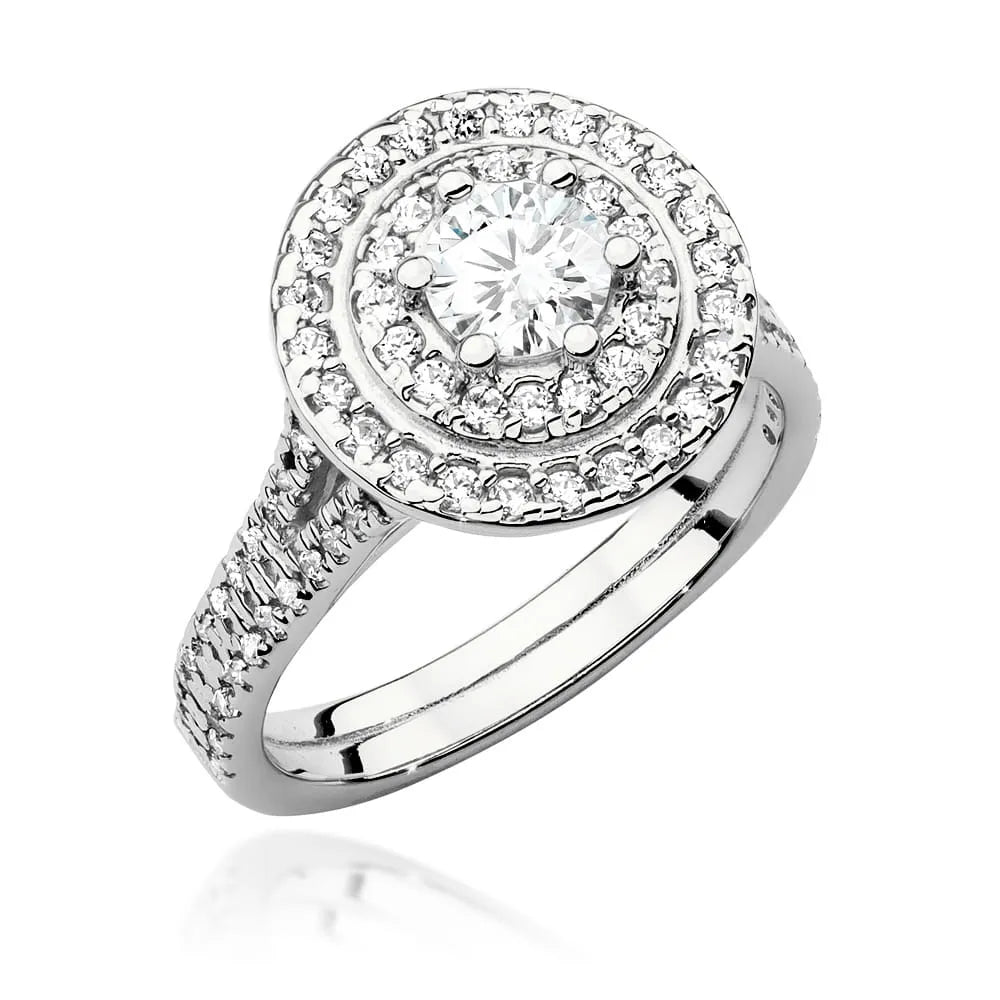 zlatý prsten s diamantem 0,50 ct a postranními diamanty 0,613 ct w0549-diw-02