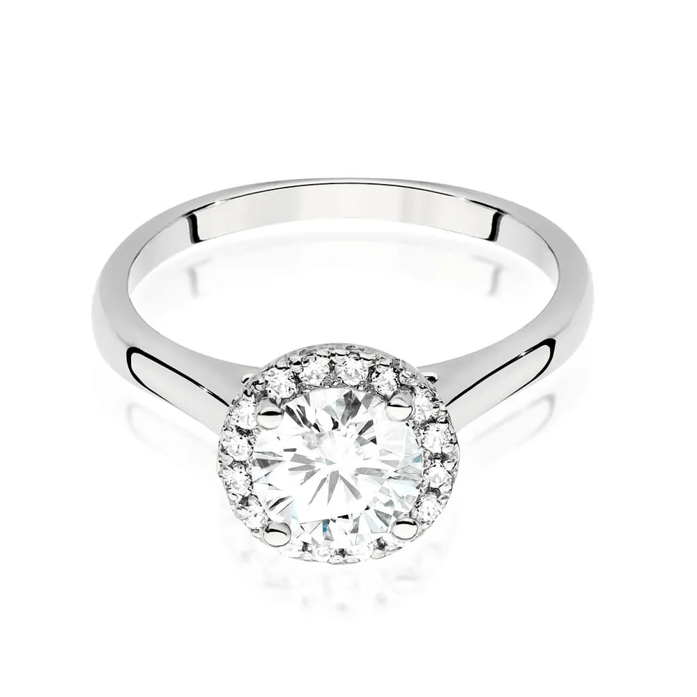 zlatý prsten s diamantem 1,00 ct a postranními diamanty 0,138 ct w0550-diw-04