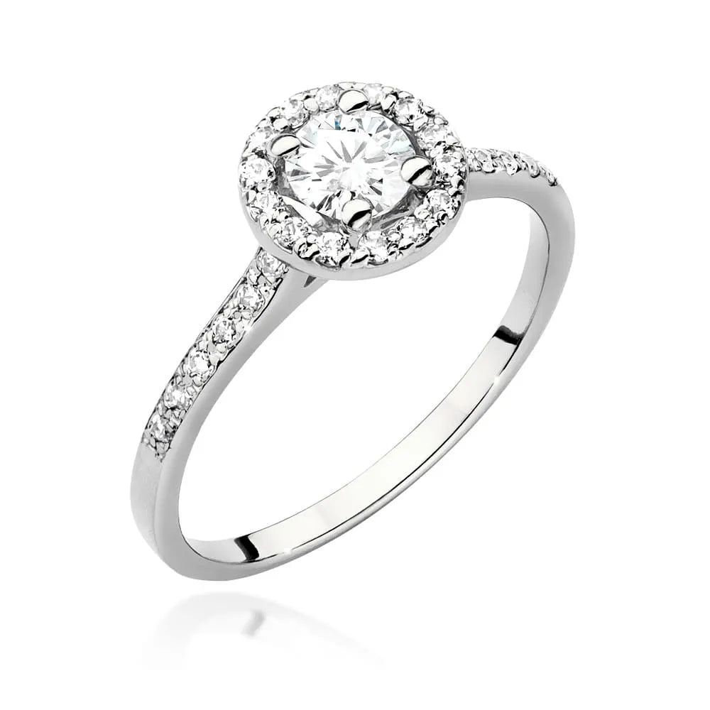 zlatý prsten s diamantem 0,40 ct a postranními diamanty 0,241 ct w0551-diw-01