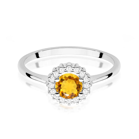 gold-ring-050ct-citrine-and-diamonds-flower